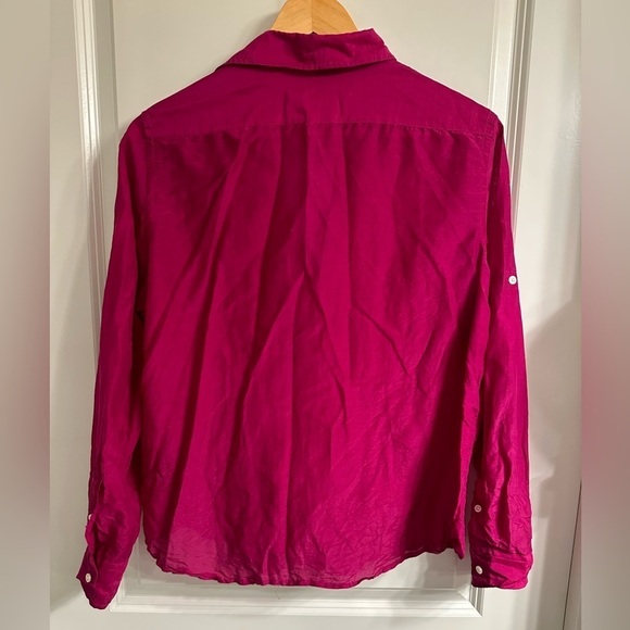 XL Silk Blend Vibrant magenta Lauren by Ralph Lauren - Picture 3 of 7
